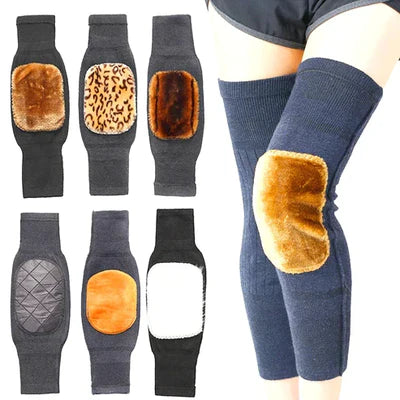 Unisex Cashmere Wool Knee Brace Pads | Winter Thermal Knee Warmers (Random Color)